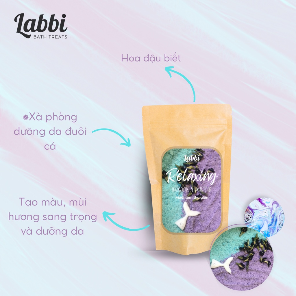 𝐖𝐀𝐓𝐄𝐑𝐅𝐀𝐋𝐋 [Labbi] Relaxing Bath Salt / Muối thư giãn dưỡng da