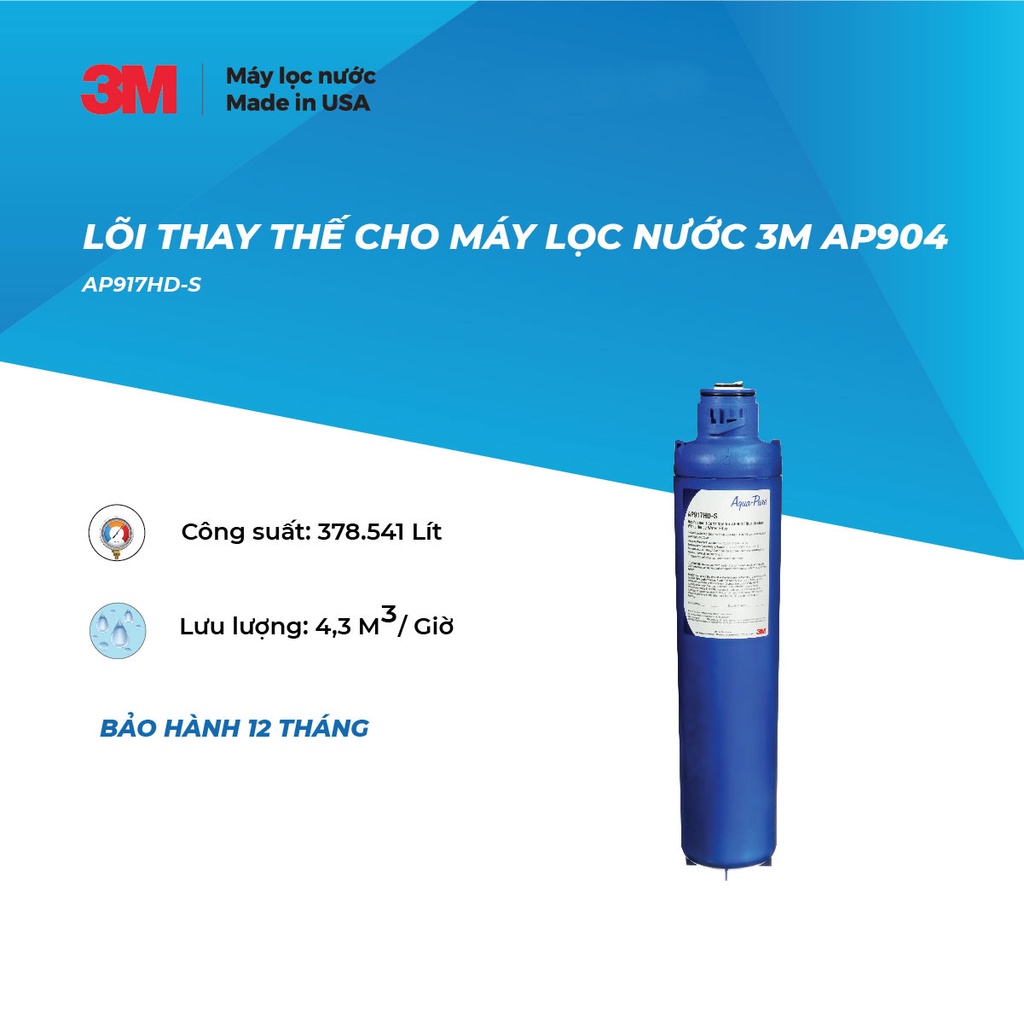 Lõi Lọc Dành Cho Hệ Thống Lọc Tổng 3M AP904 (3M AP917HD-S)