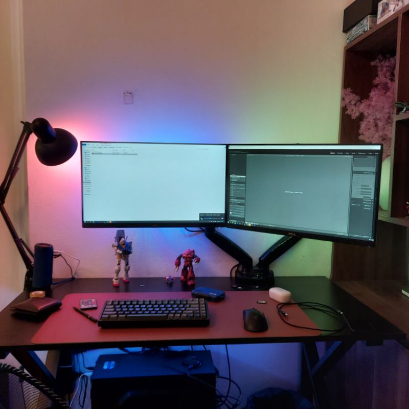 Cuộn đèn Led dây dán đổi nhiều màu (RGB) + Nguồn + Remote điều khiển - AUG Camera &amp; Decor Hà Nội