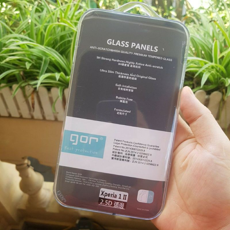 Bộ 2 kính cường lực GOR Sony Xperia 1 II (2 kính mặt trước) cao cấp không full