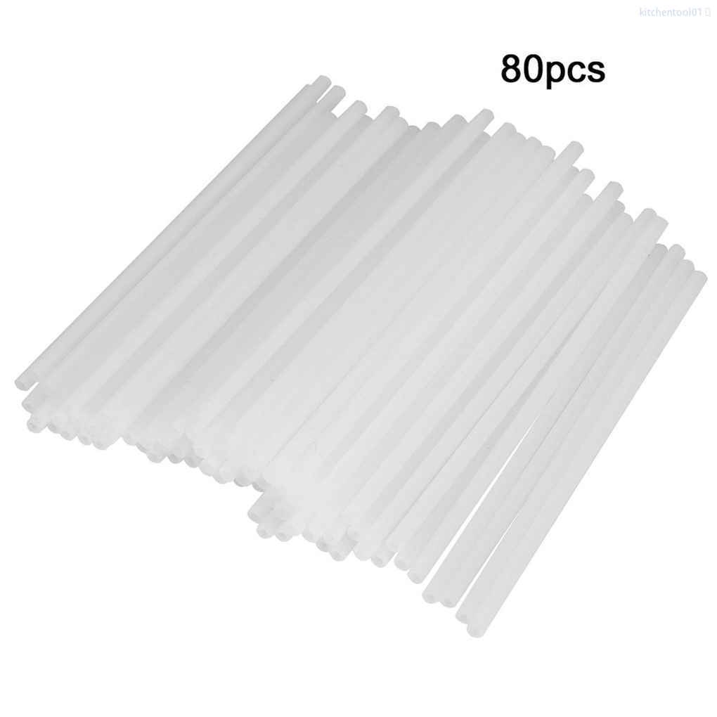 Set 80 que nhựa 3.2mm làm kẹo mút tiện dụng