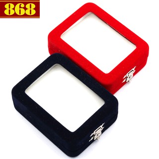 Mặt ngọc bội Tỳ Hưu đôi 3.3 đỏ