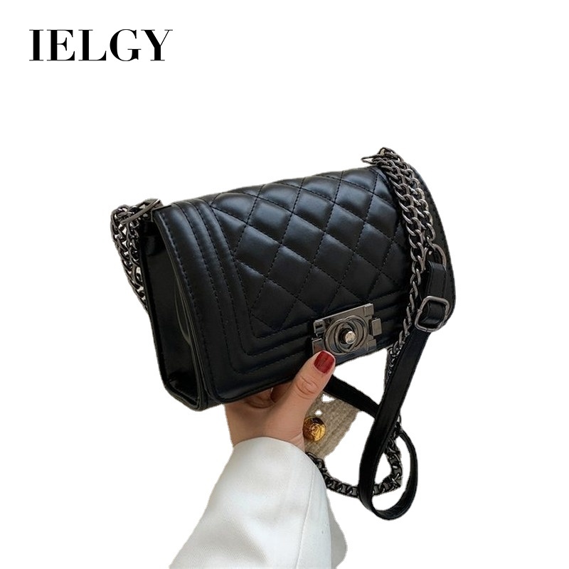 Túi đeo vai hình vuông cỡ nhỏ IELGY phong cách Hàn Quốc thời trang cho nữ