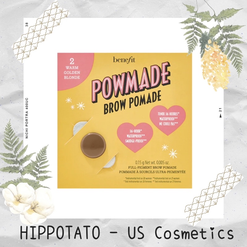 🌸 Benefit POWmade Brow Pomade 0.15g - Sample Gel sáp kẻ mày bền màu lâu trôi - Mẫu thử