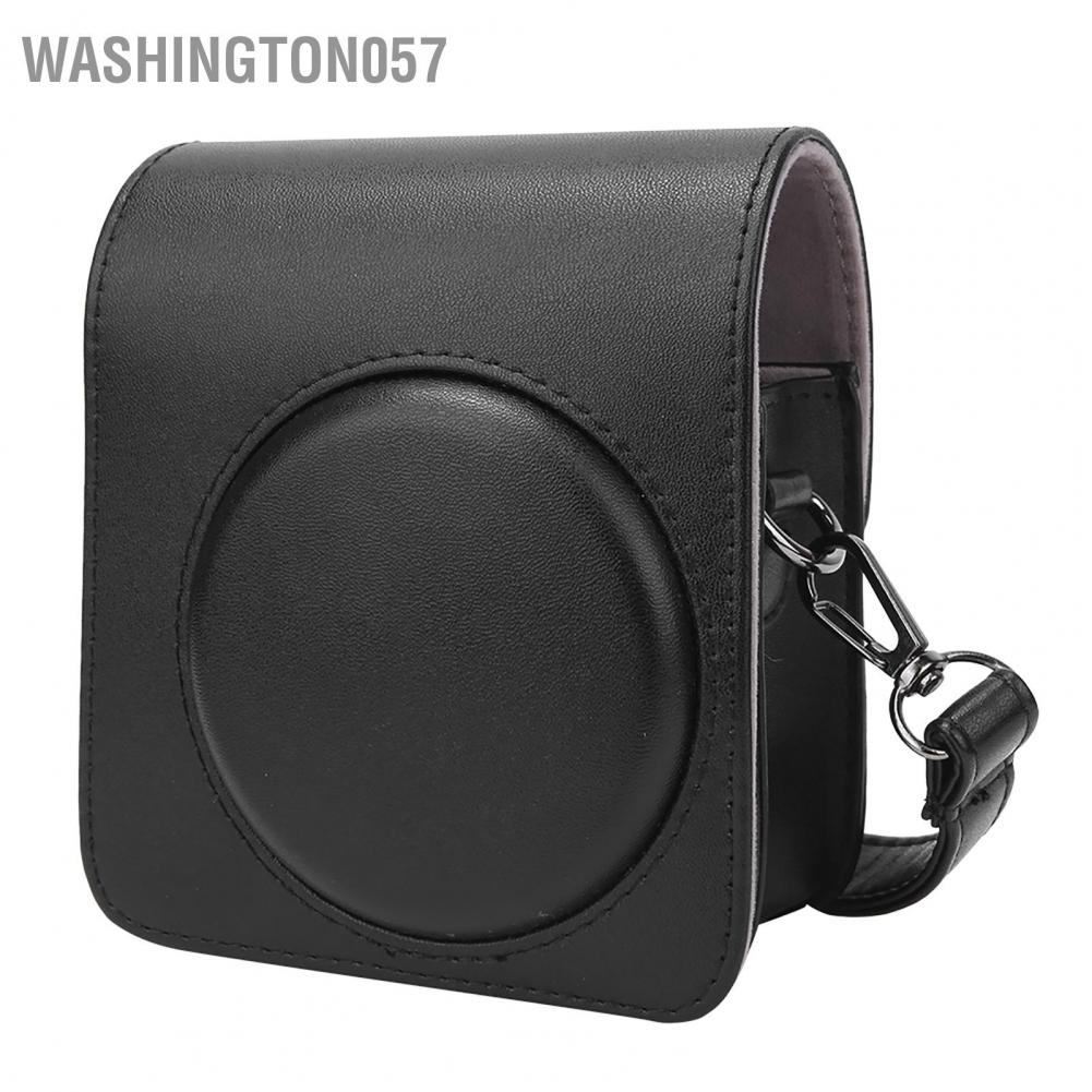 Hàng Hot Túi đựng máy ảnh xách tay đơn đeo vai bằng da PU Túi đựng bảo vệ cho Fujifilm Instax mini 70 Hàng giao ngayWashington057