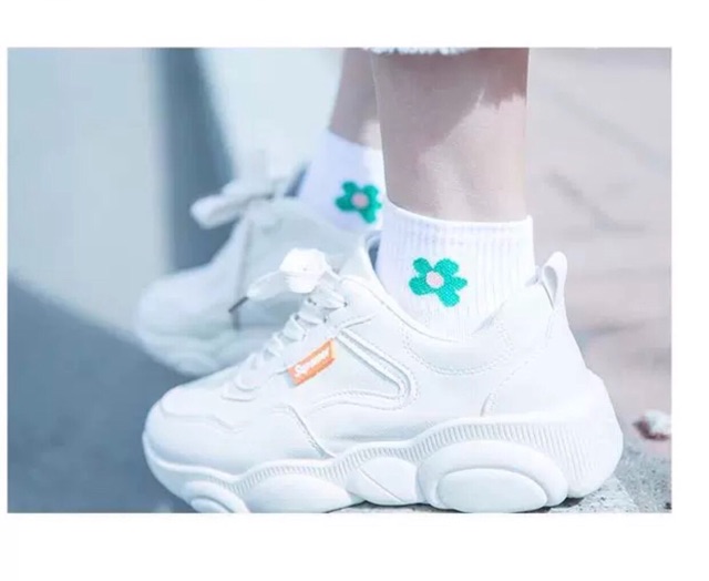 Vớ / tất hình hoa 5 cánh sắc màu ullzang HOT TREND