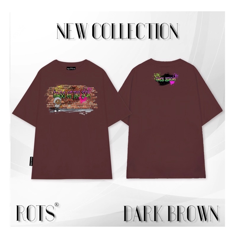 ÁO THUN UNISEX RAGE OF THE SEA  GRAFFITI