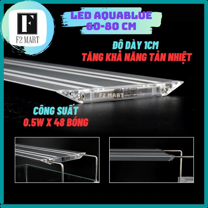 Đèn LED AquaBlue 60-80 Cm cho bể cá cảnh, bể thủy sinh