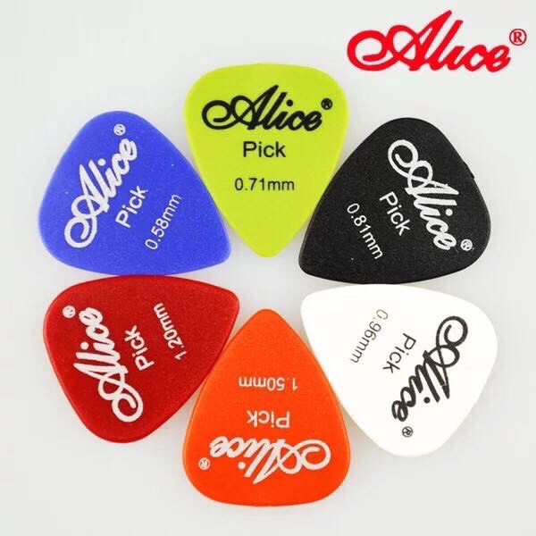 Hộp 100 phím pick gảy guitar Alice