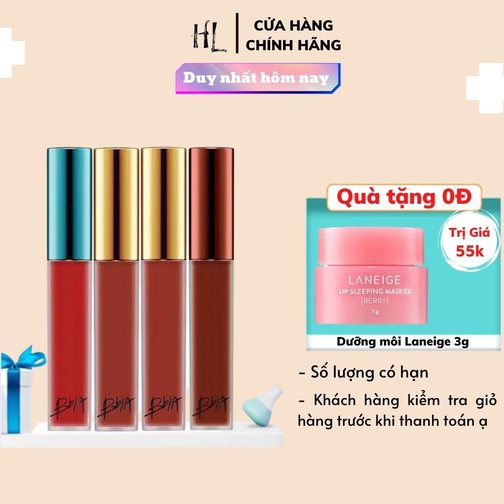 Son kem lì, lên màu đẹp, không trôi Bbia Last Velvet Lip Tint 5g mầu 01,02,03,04,12,14,15, 24, 25 - Chính hãng