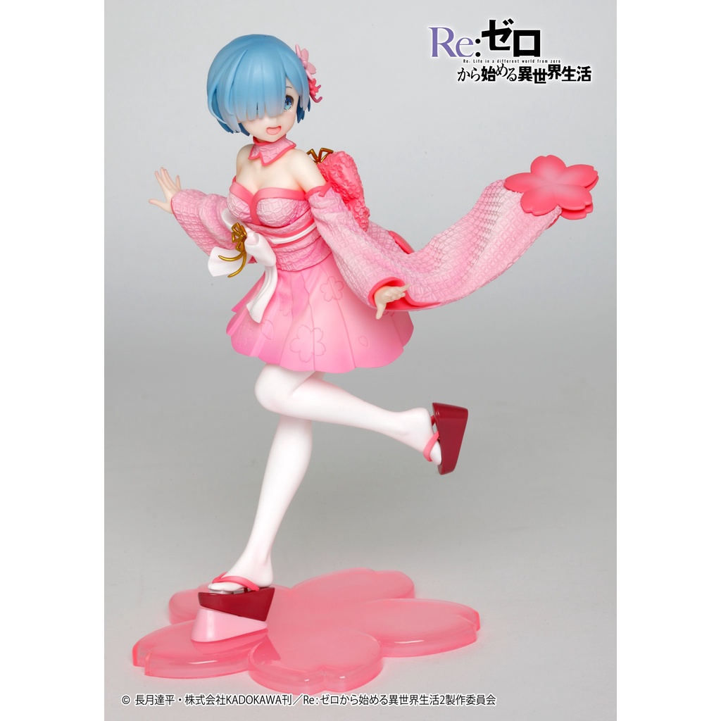 Mô Hình Figure Chính Hãng Anime Re:Zero, REM, Precious Figure, Sakura, TAITO, Nhật Bản