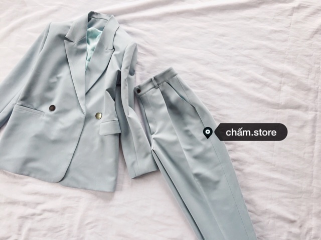Suit-bộ vest (designedbyChấm)-Chấm tạm dừng làm các mẫu cần thùa khuyết