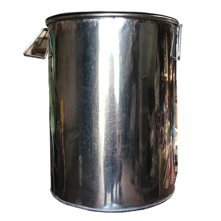 thùng đựng gạo bằng chất liệu thép trắng, tôn , inox loại 30kg