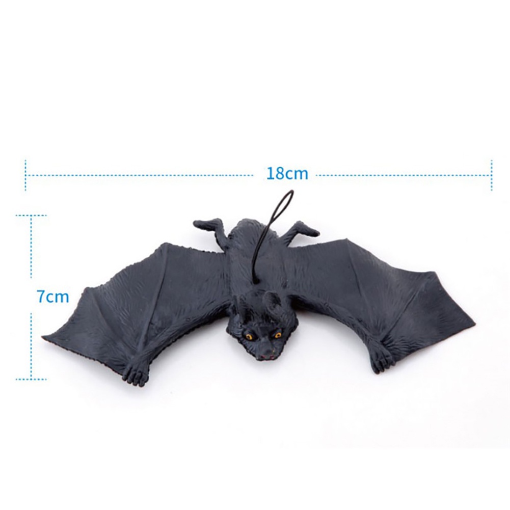 Đồ chơi con dơi treo trang trí bằng cao su dành cho tiệc halloween