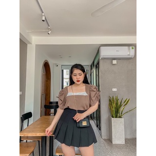 [MÚP BIGSIZE 60-100KG] Áo cổ U tay buộc