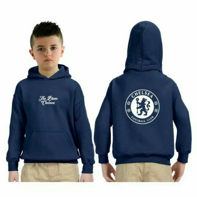 Chelsea Áo Khoác Hoodie Phối Khóa Kéo Thời Trang Cho Bé