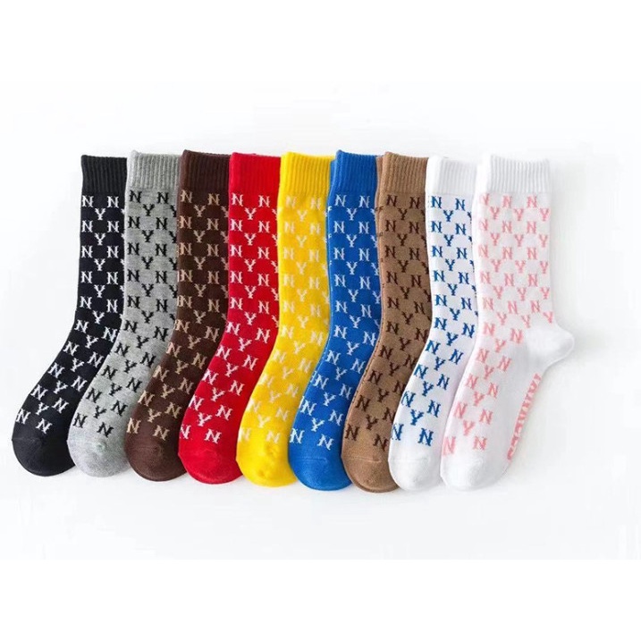 Vớ Tất YANKEES NY cổ cao Nam Nữ phong cách thể thao, trẻ trung, năng động.