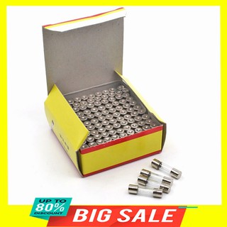 Hộp 100 chiếc cầu chì ống thủy tinh 5x20mm