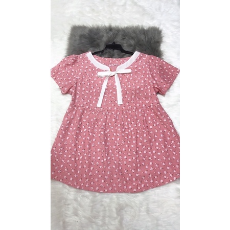 Áo bầu công sở hoa nhí chất bao đẹp bao mát