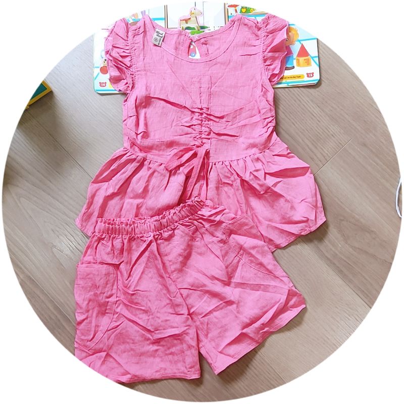bộ bánh bèo bé gái