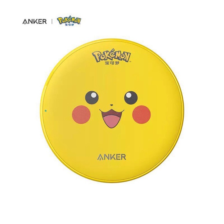 Đế sạc không dây ANKER PowerWave Pad Pokemon Pikachu - Mã A2503