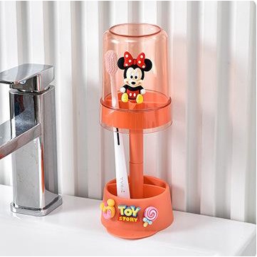 Giá đựng cốc kiêm kệ để bàn chải đánh răng siêu cute
