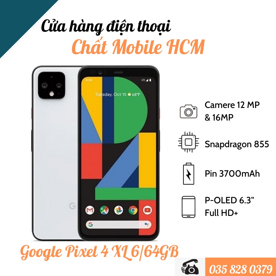 Điện Thoại Google Pixel 4 XL 6/64 GB 2 Sim Quốc Tế