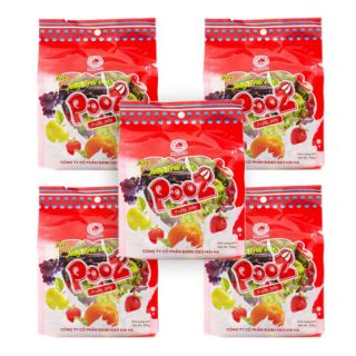 Combo 5 gói kẹo Jelly Pooz hải hà 350g