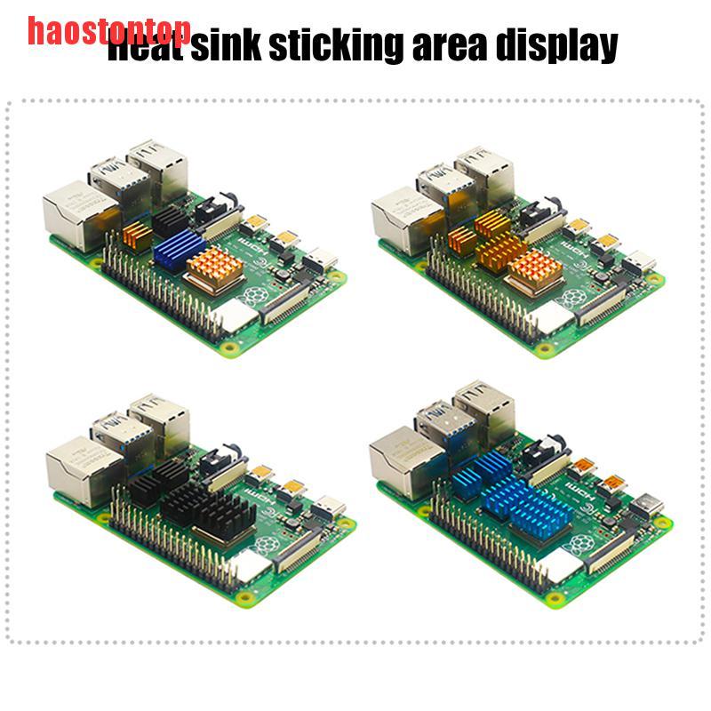 Set 4 Bộ Tản Nhiệt Chuyên Dụng Cho Raspberry Pi 4b