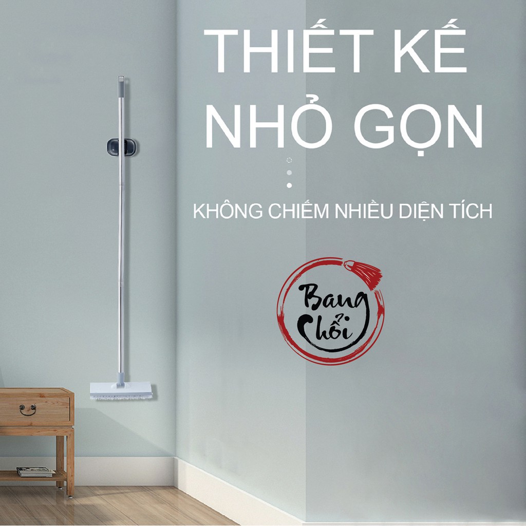 Chổi Chà Sàn Thông Minh 2 Đầu Gạt Nước Vệ Sinh Tiện Lợi - Chổi Chà Sàn Đa Năng Cán Dài Tiện Dụng  LS-CQN