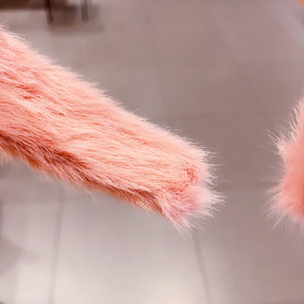 Băng Đô Nhung Lông Không Trượt Màu Trơn Thời Trang Thu Đông Dành Cho Nữ