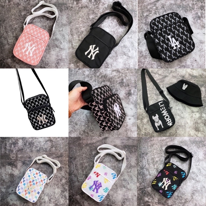 Túi đeo cheo MONOGRAM RAINBOW logo nhiều màu