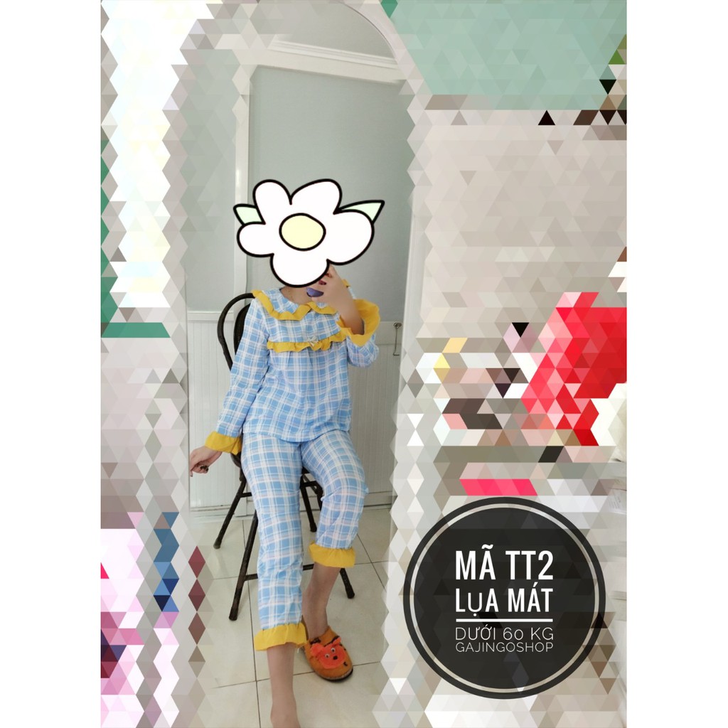 TT90 - Set bộ cánh dơi - set tiểu thư dưới 60 kg - set bộ PIJAMA CÁNH DƠI HÌNH THẬT 100% | BigBuy360 - bigbuy360.vn