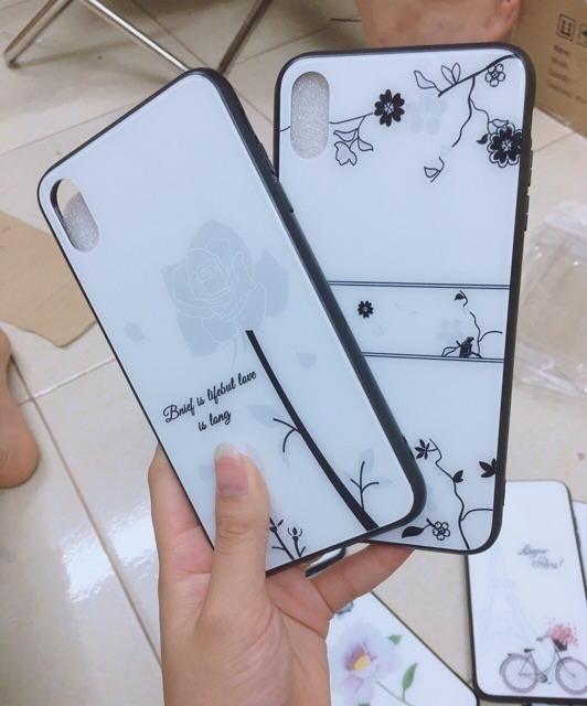 ỐP LƯNG IN HOA ĐỔI MÀU  ĐỘC ĐÁO IPHONE 6 / 6S / PLUS / X / XS /  XS MAX