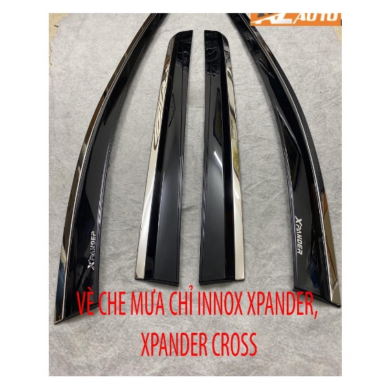 Vè Che Mưa Cho Xe Xpander 2019 2020 2021 Mẫu Viền Inox