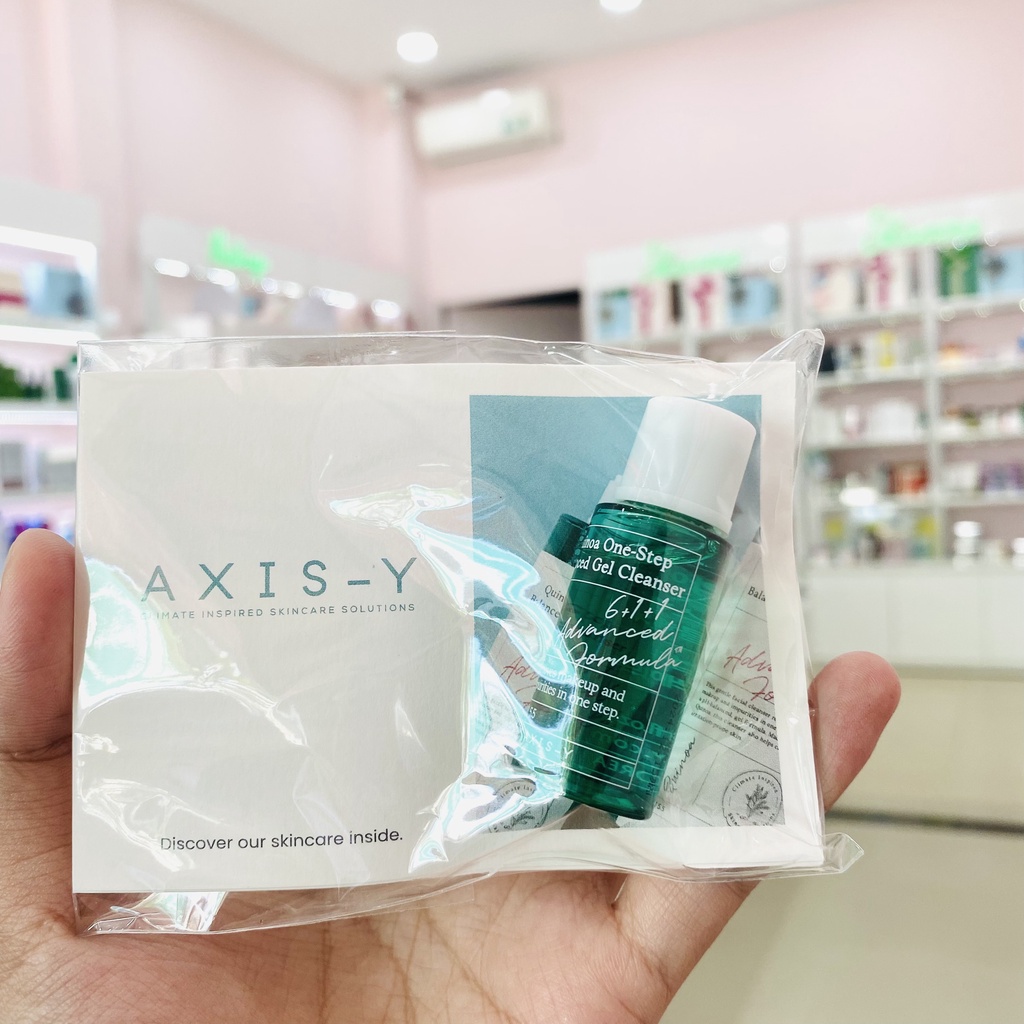 Combo dưỡng da Axis-Y (Sữa rửa mặt 8ml + Serum 1.5ml)