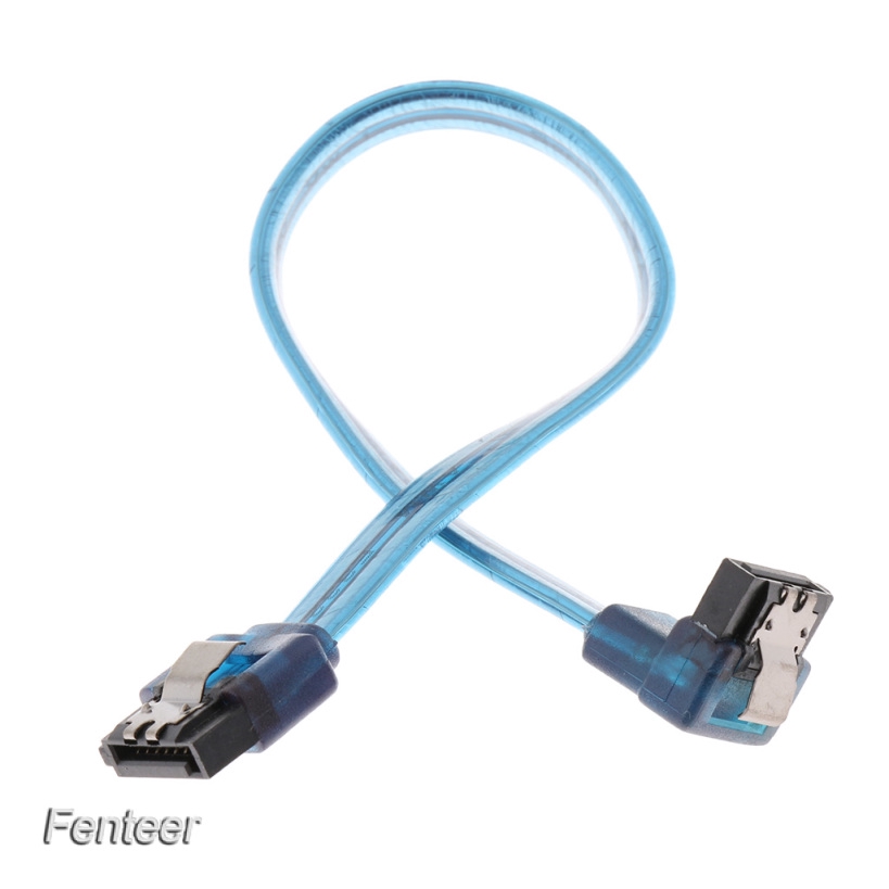 Dây cáp siêu mỏng SATA 3.0 cho đĩa cứng HDD SDD nối đầu thẳng với đầu 90 độ dài 20cm