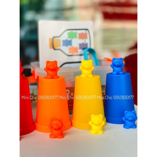 Trò chơi Gấu cầu vồng Counting bear [GẤU CỠ LỚN, KÈM HỌC LIỆU]