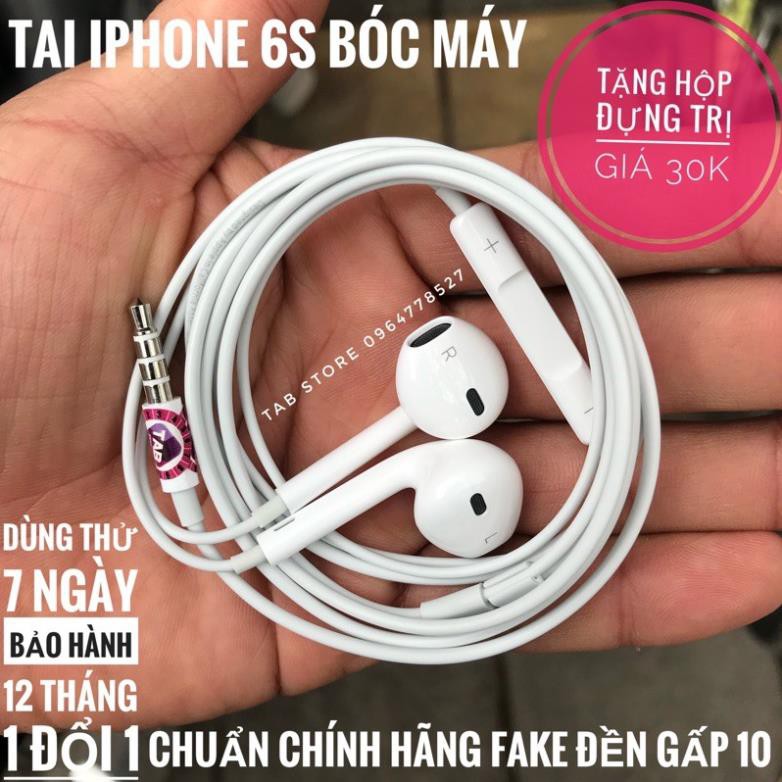 Mua ngay Tai Nghe IPHONE 6s Zin Bóc Máy (TẶNG HỘP ĐỰNG) [Giảm giá 5%]