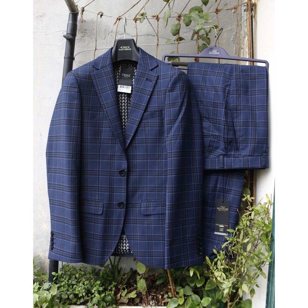 Bộ suit nam hiệu Next hàng xuất UK (Áo blaze và quần)