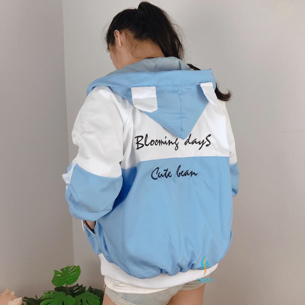 &lt; FREESHIP &gt; Áo khoác KAKI TAI THỎ 4 màu y hình vải đẹp