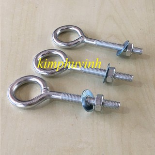 M6x24mm - HỘP 05 CON KHOEN TÁN -  BULONG VÒNG 6li