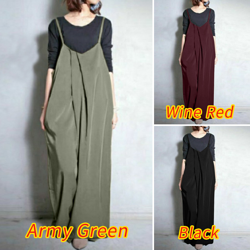 Áo liền quần ZANZEA ống rộng thời trang dành cho nữ | BigBuy360 - bigbuy360.vn