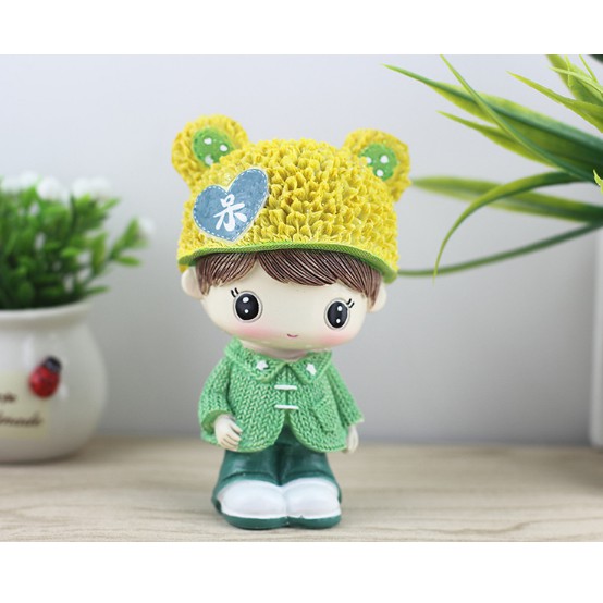 M2-1 Tượng cặp đôi trang trí bàn học, tủ kệ-quà lưu niêm