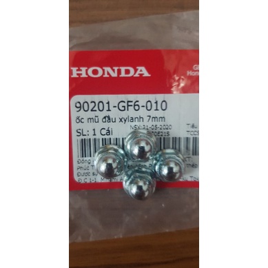 Bộ ốc mũ đầu bò xe Dream, Wave Honda