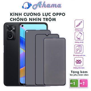 Kính cường lực Oppo A76 A53 A32 A52 A72 A92 A93 A8 A31 A5 A9 2020 A5s A7 F11 Pro F11 F9 F9 Pro chống nhìn trộm