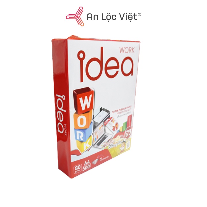 Giấy A4 Idea 70 gsm - 80gsm chính hãng