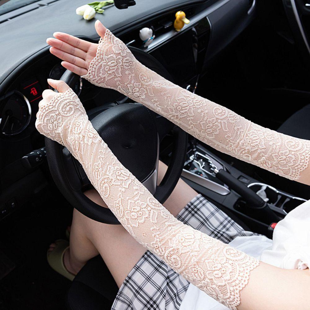 Găng Tay Chống Nắng Hở Ngón WMES15H Thiết Kế Đơn Giản Dùng Khi Lái Xe