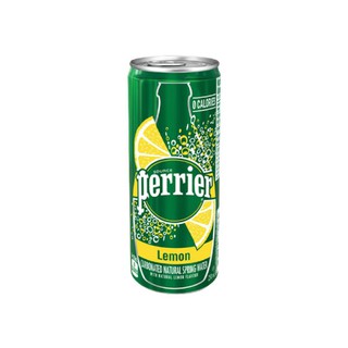 Nước Khoáng có Gas Perrier hương chanh vàng lon 250ml