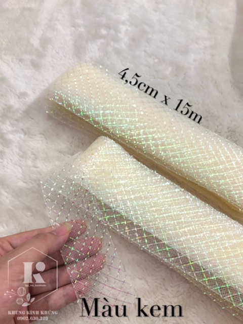 Ruy băng lưới kim tuyến